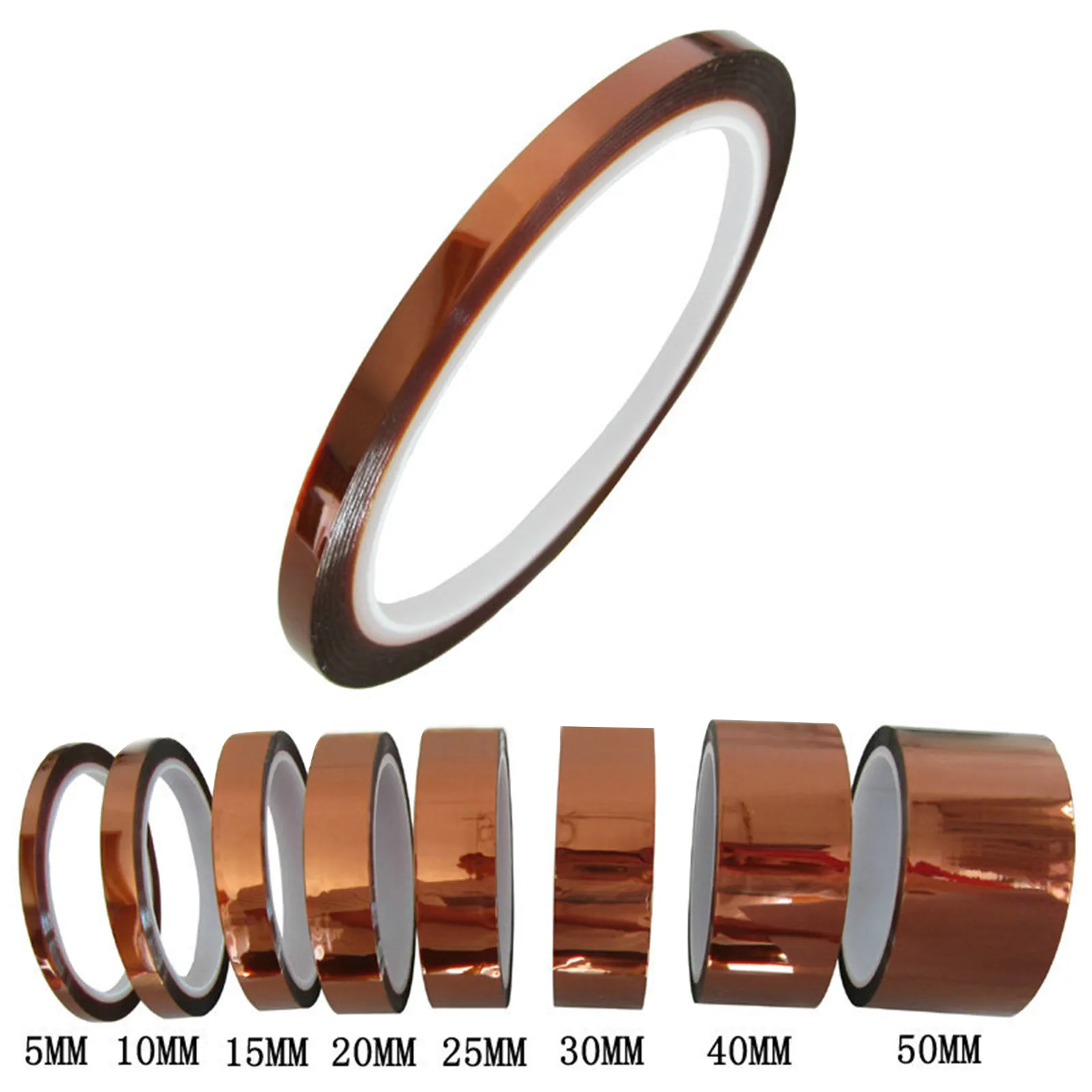 1PC Professional 108FT Heat Resistant High Temperature insulation electronics industry welding Polyimide Kapton Tape #50 | Обустройство