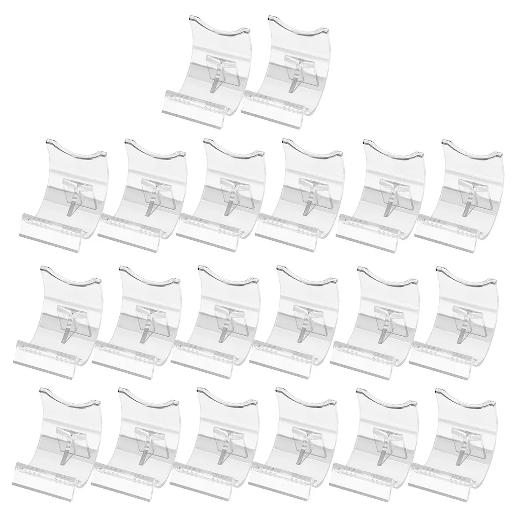 20-Pack Acrylic Display Stand Clear Holder Support Bracket f