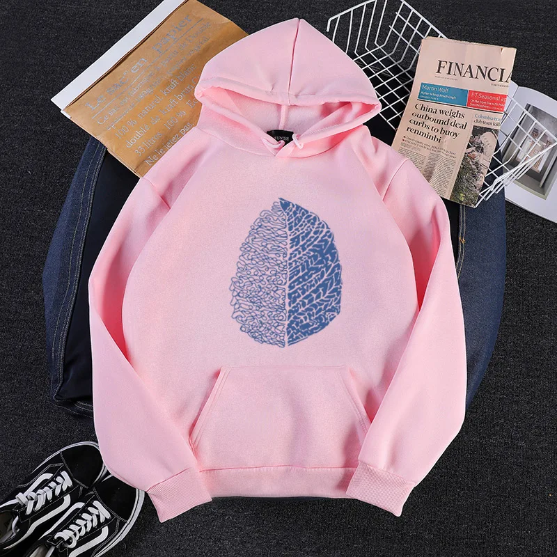 

Новинка Осень-Зима Свободный Японский Корейский стиль Harajuku свитшот с мультяшным принтом листьев Флисовые женские толстовки