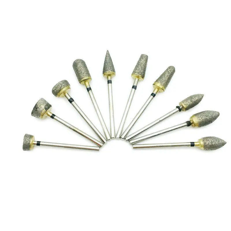 Зубные Алмазные Боры HP 10 шт. полностью спеченные алмазные боры шлифовальные