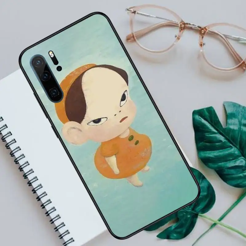 

Yoshitomo Nara art design pattern Phone Case For Huawei honor Mate P 10 20 30 40 Pro 10i 9 10 20 8 x Lite shell funda coque