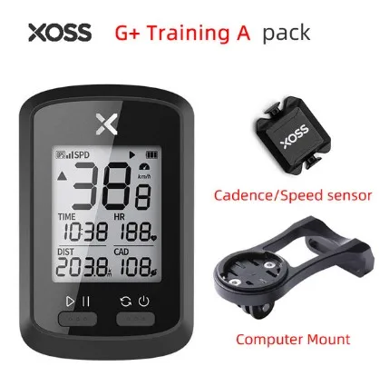 XOSS велосипедный компьютер G+ беспроводной gps Спидометр Водонепроницаемый дорожный велосипед MTB велосипедный Bluetooth ANT+ с каденцией Велоспорт - Цвет: xoss G mount 3