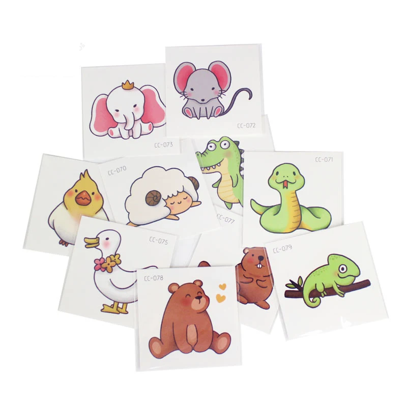 Водостойкие Временные татуировки для девочек мальчиков на руку лодыжку сделай