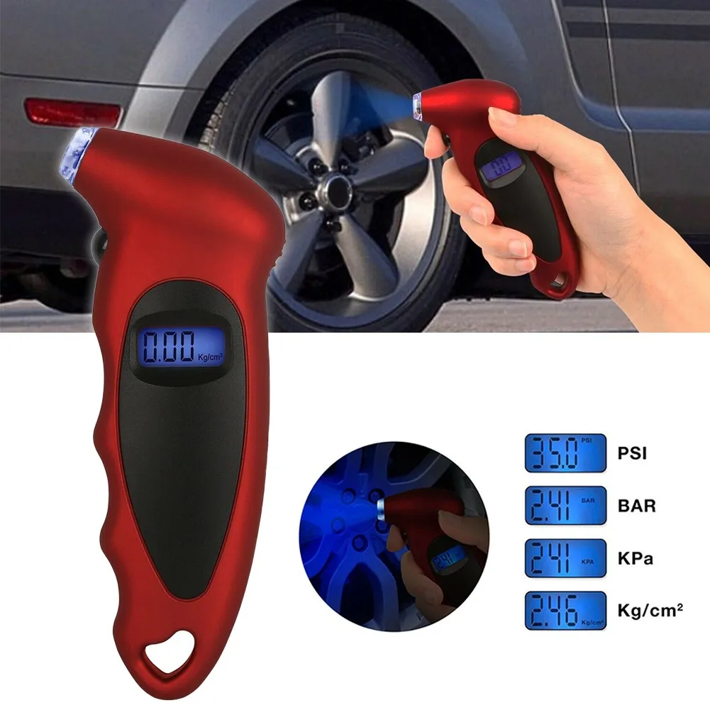 

Small Tester Tool Tester Tire 145.72.7cm Tyre Air Pressure Auto BAR Car