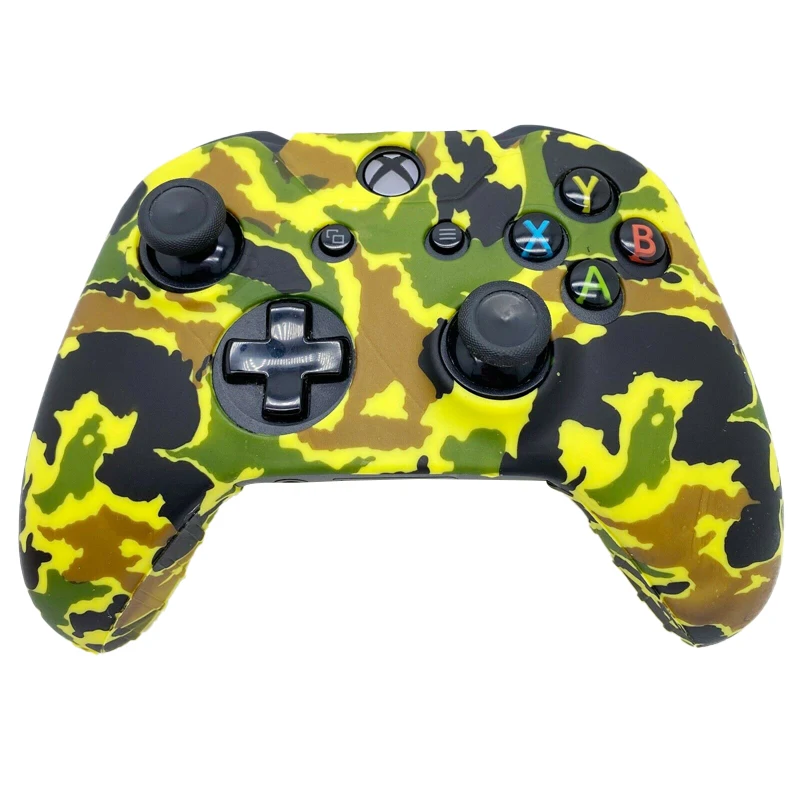 Для Xbox One X S геймпад камуфляж силиконовый резиновый чехол для кожи сцепление