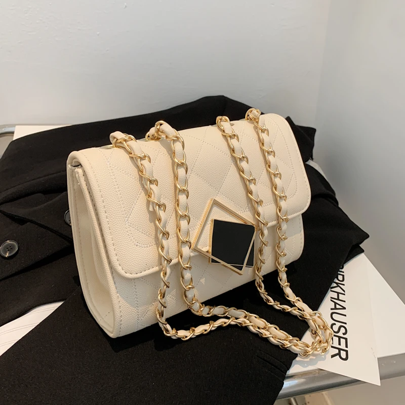 

Rhombic Chain Summer Superior Quality Square Shoulder Messenger Designer Crossbody Bag Purses And Handbags Sac Main Bolsos