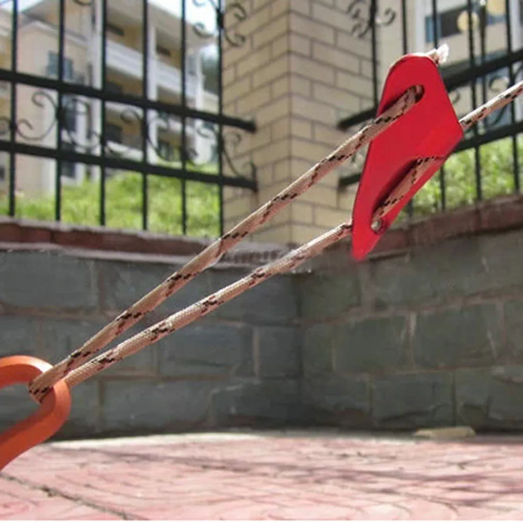 Пряжка для палатки кемпинга фотопалатки Регулируемый Алюминиевый шнур пешего