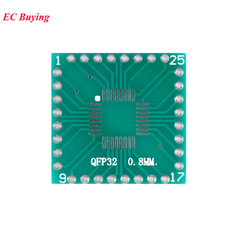 10 шт. печатная плата LQFP32 SSOP32 FQFP32 TQFP32 адаптер PCB Pinboard SMD к DIP32 DIP Pin тестовая пластина