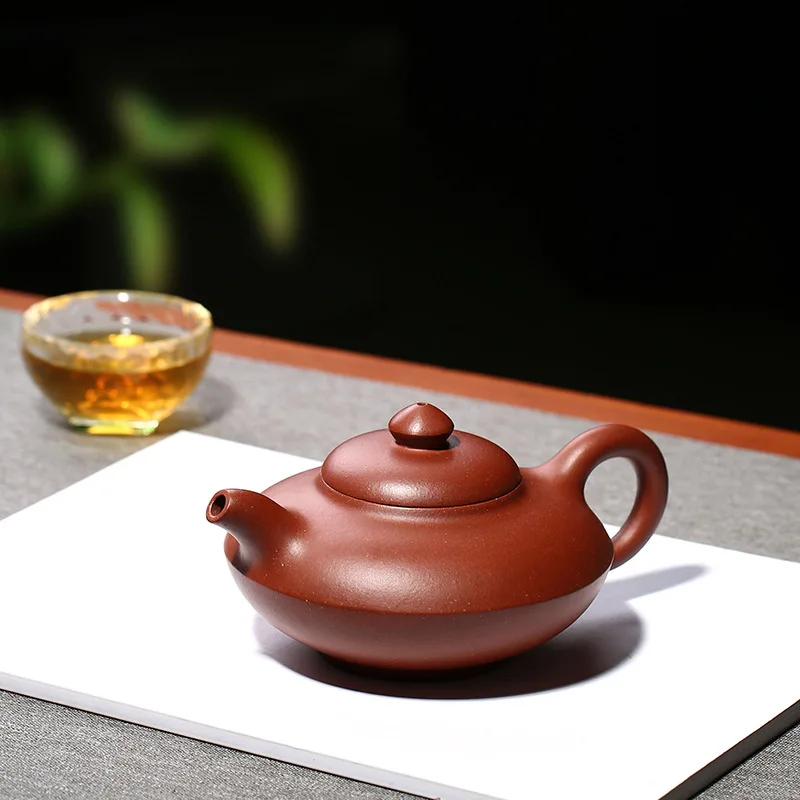 

Yixing Purply Clay Tea Teapot Chinese Kongfu Tea Pots Raw Ore Purple Mud Acacia Pot About 310ml