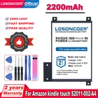 Аккумулятор LOSONCOER 2200 мА  ч, S2011-002-S, для Amazon, Kindle Touch S2011-002-A, DR-A014, 170-1056-00, D01200