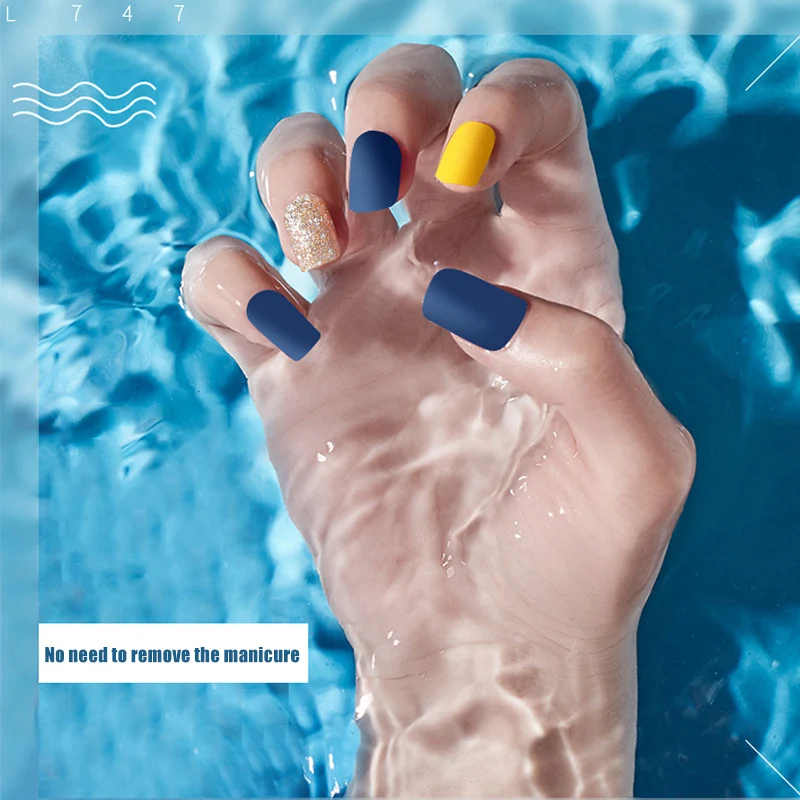 Оптовая продажа 30 шт./компл. накладки для ногтей полное покрытие нажмите на