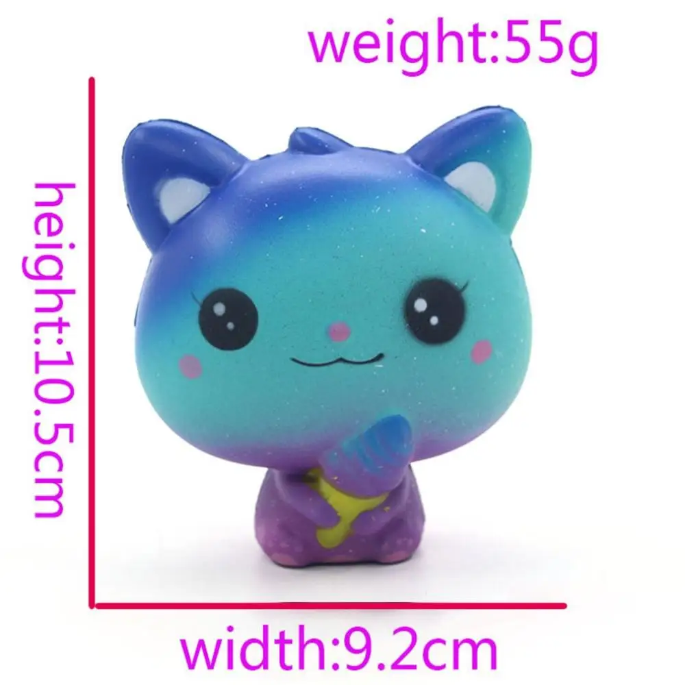 

Hot Jumbo Ice Cream Cat Slow Rising Stress Relief Galaxy Toys Squishy Collections Diy Products Slow Rebound Ice Cream Cats