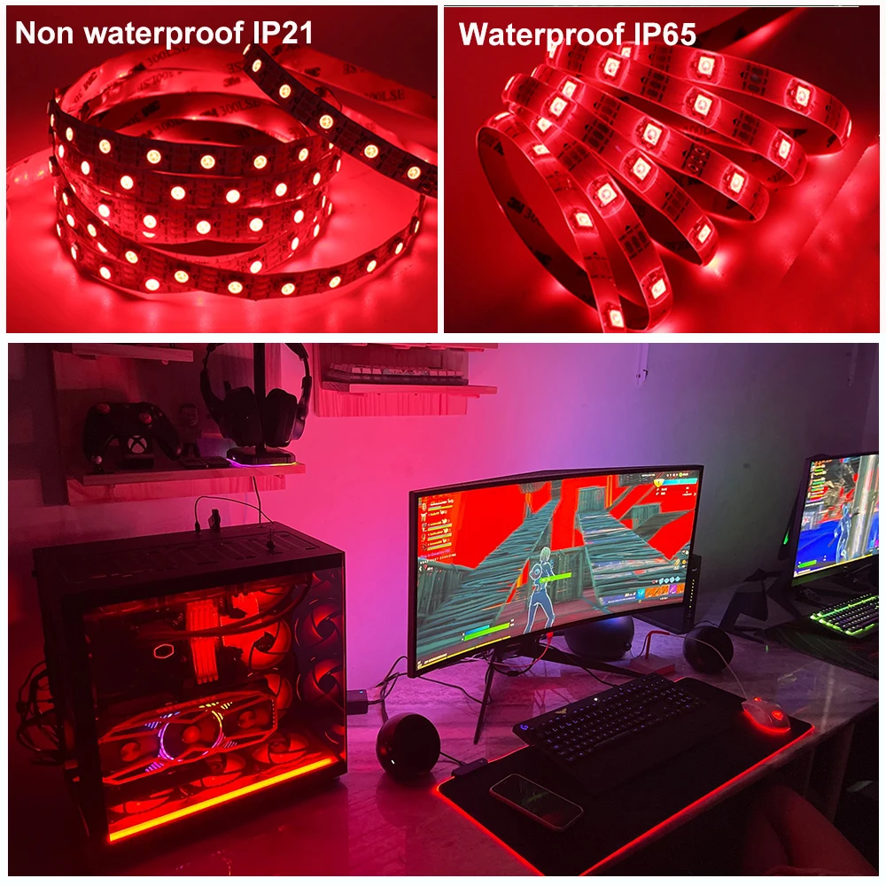 Диммер-контроллер RGB Ambilight 5 В + WS2812B WS2811 Светодиодная лента для подсветки