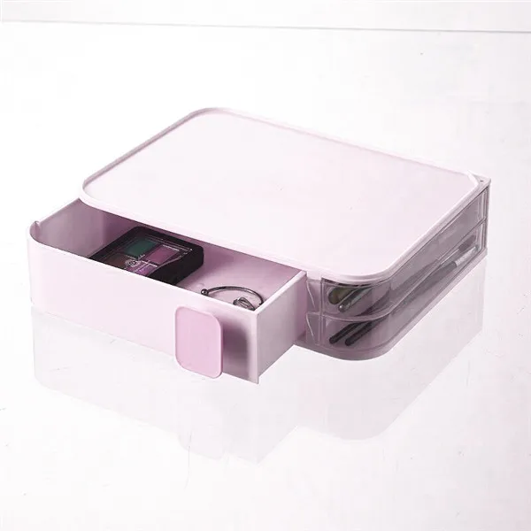 Makeup Organizer E MSJO органайзер для макияжа ящик для хранения пластиковый ящик для рабочего стола/ванной комнаты/офиса макияж кисти ювелирные изделия Организация хранения коробки - Цвет: Makeup Organizer E