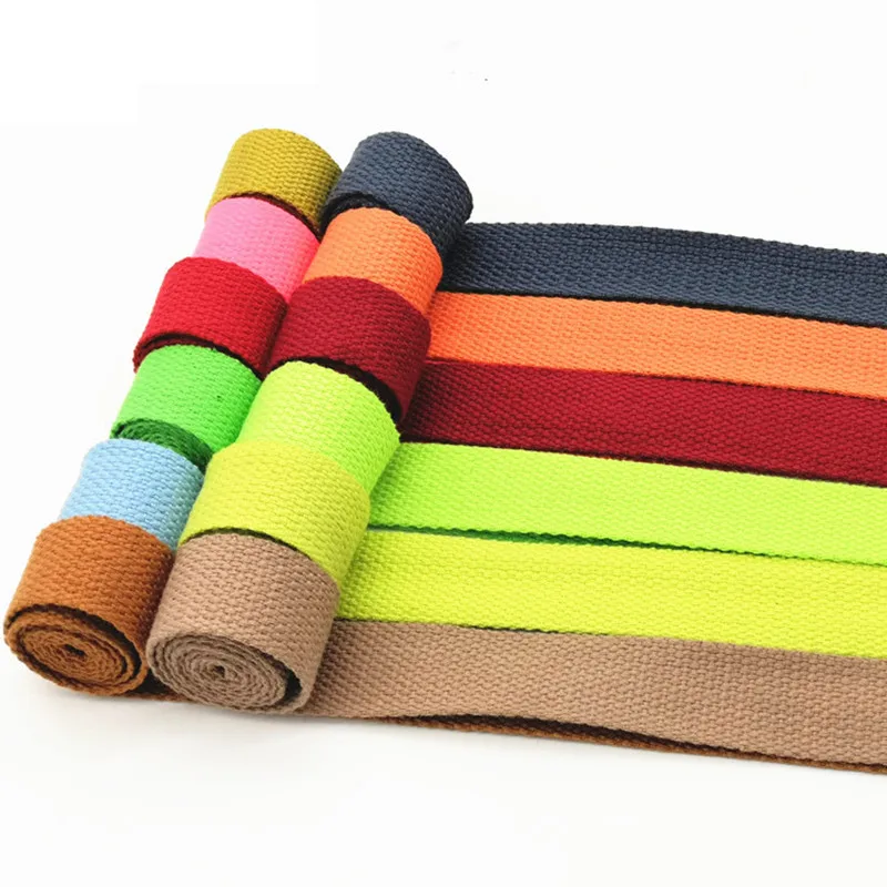 

Тканевый ремень AIJJU из плотного полиэстера/хлопка, плетеный ремень для рюкзака, аксессуары для багажа, швейные принадлежности для рукоделия, 44 м * 25 мм