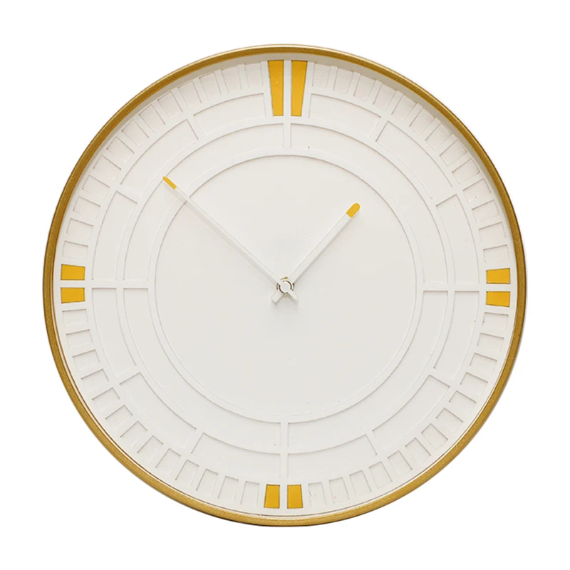 Бесшумные простые настенные часы современный дизайн роскошные атмосферные