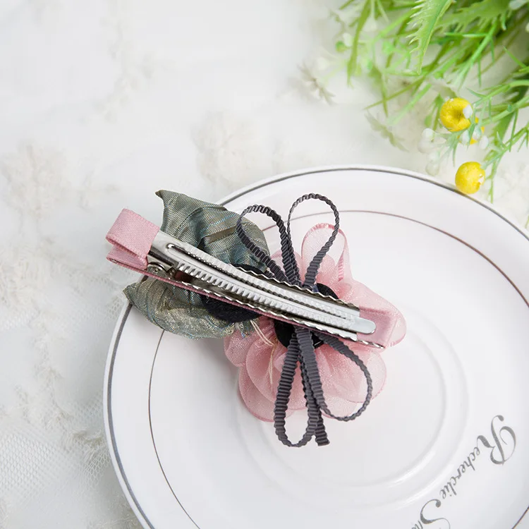 Высококачественная заколка для волос ручной работы с цветами ювелирные изделия