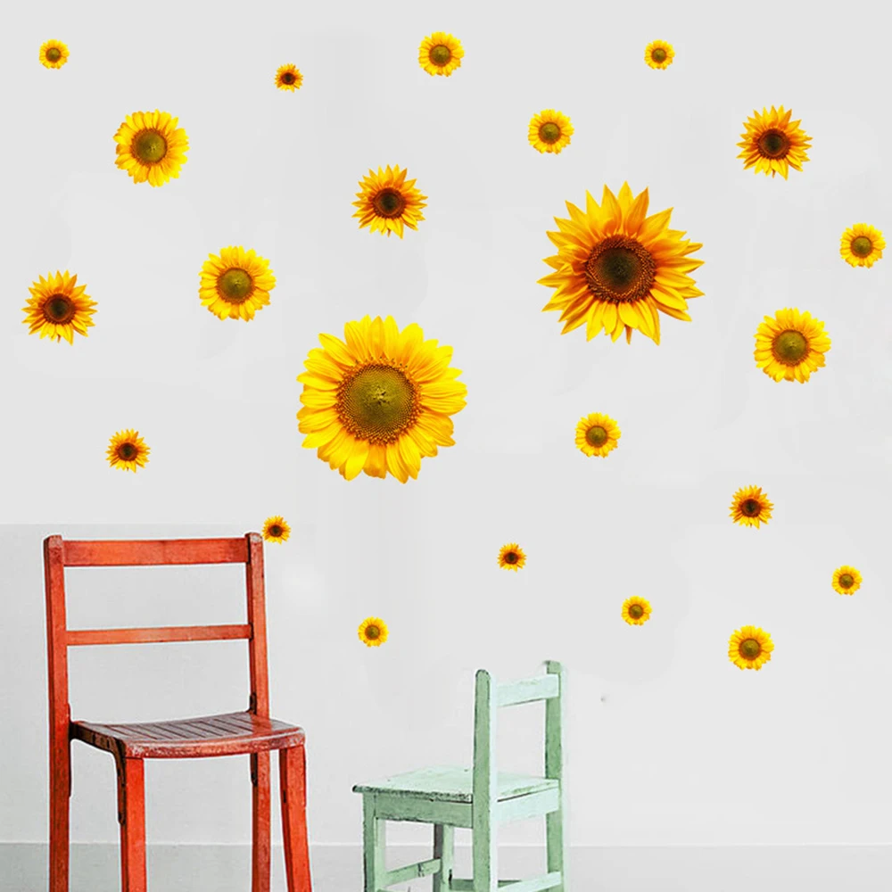 

Removable Wall Sticker Waterproof Mildewproof PVC Wall Sticker Fresh Decal Mural