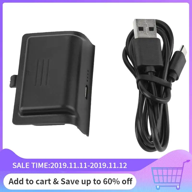 Аккумулятор для джойстика, USB кабель для зарядки, набор для Xbox ONE, игровой контроллер, перезаряжаемый аккумулятор, usb адаптер для зарядки, черный