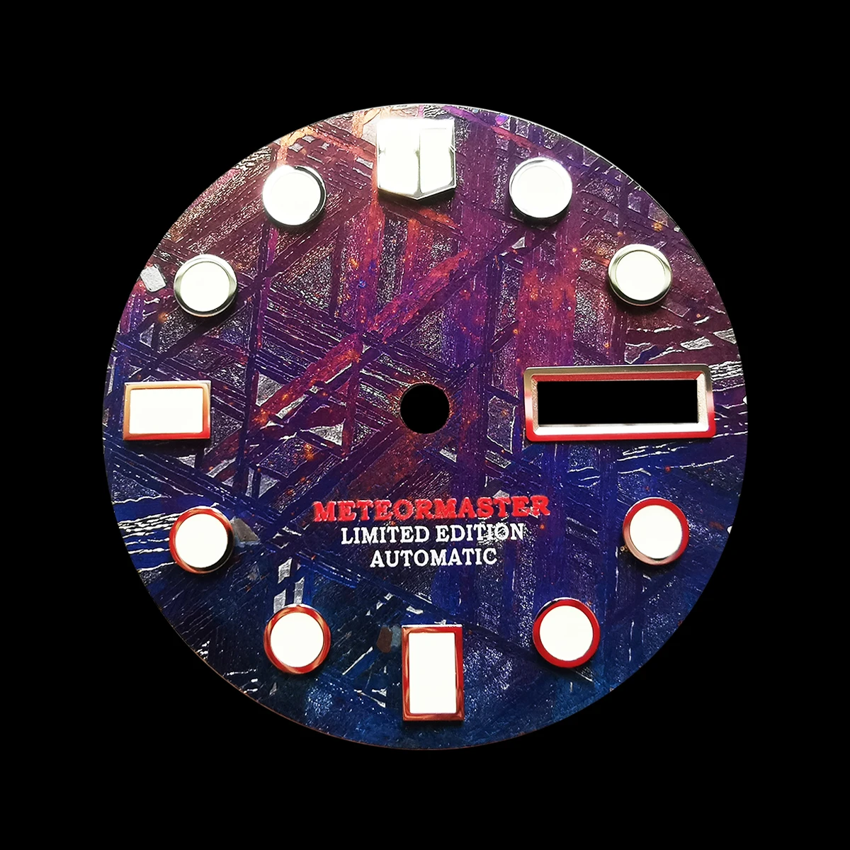 Циферблат с метеоритом Purpleblue каждый цвет уникален по своему усмотрению для