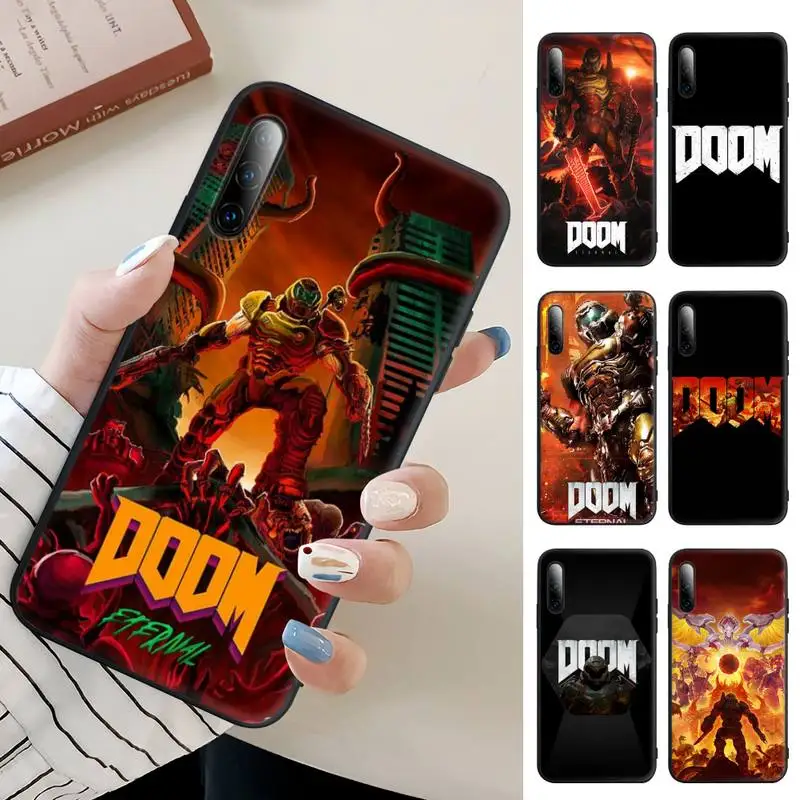 

HOT GAME DOOM ETERNAL Phone Case For Samsung J5 J7 2016 J6 J4 Note 10 Plus Lite 9 8 20 Ultra Silicone Funda