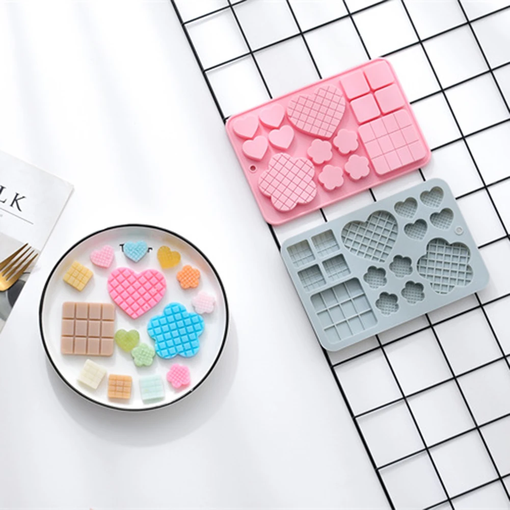 

Love Heart Silicone Molds Bakeware Cake Waffle Decorating Tools Pudding Jelly Chocolate Fondant Mould Ball Biscuit Baking Mould
