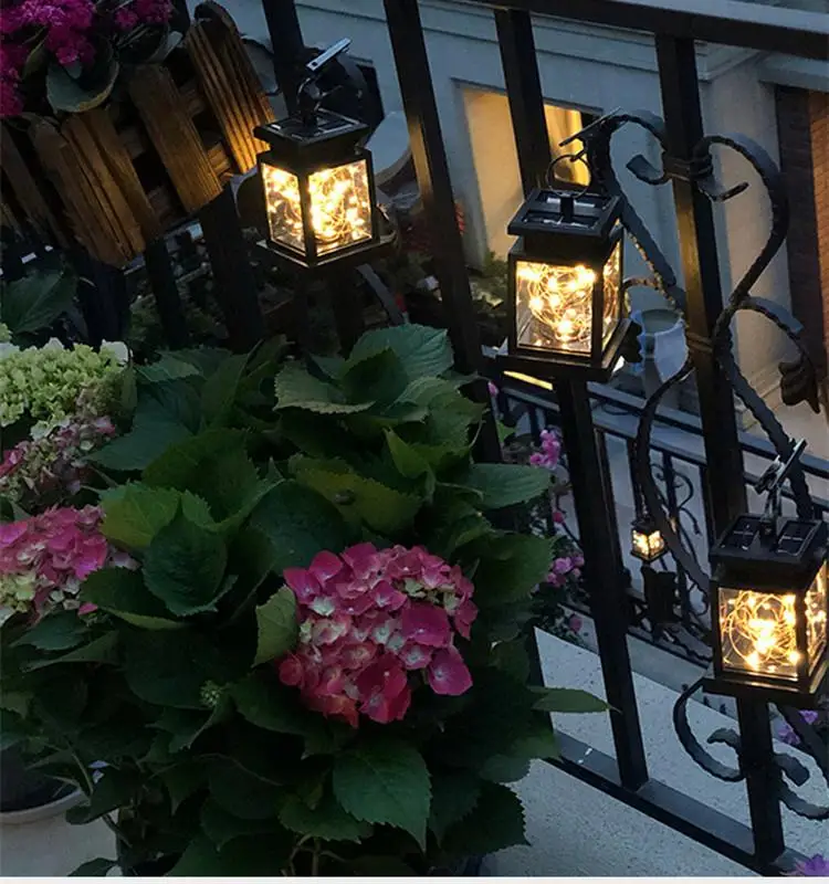 Светодиодный светильник в виде звезды на солнечной батарее водонепроницаемый