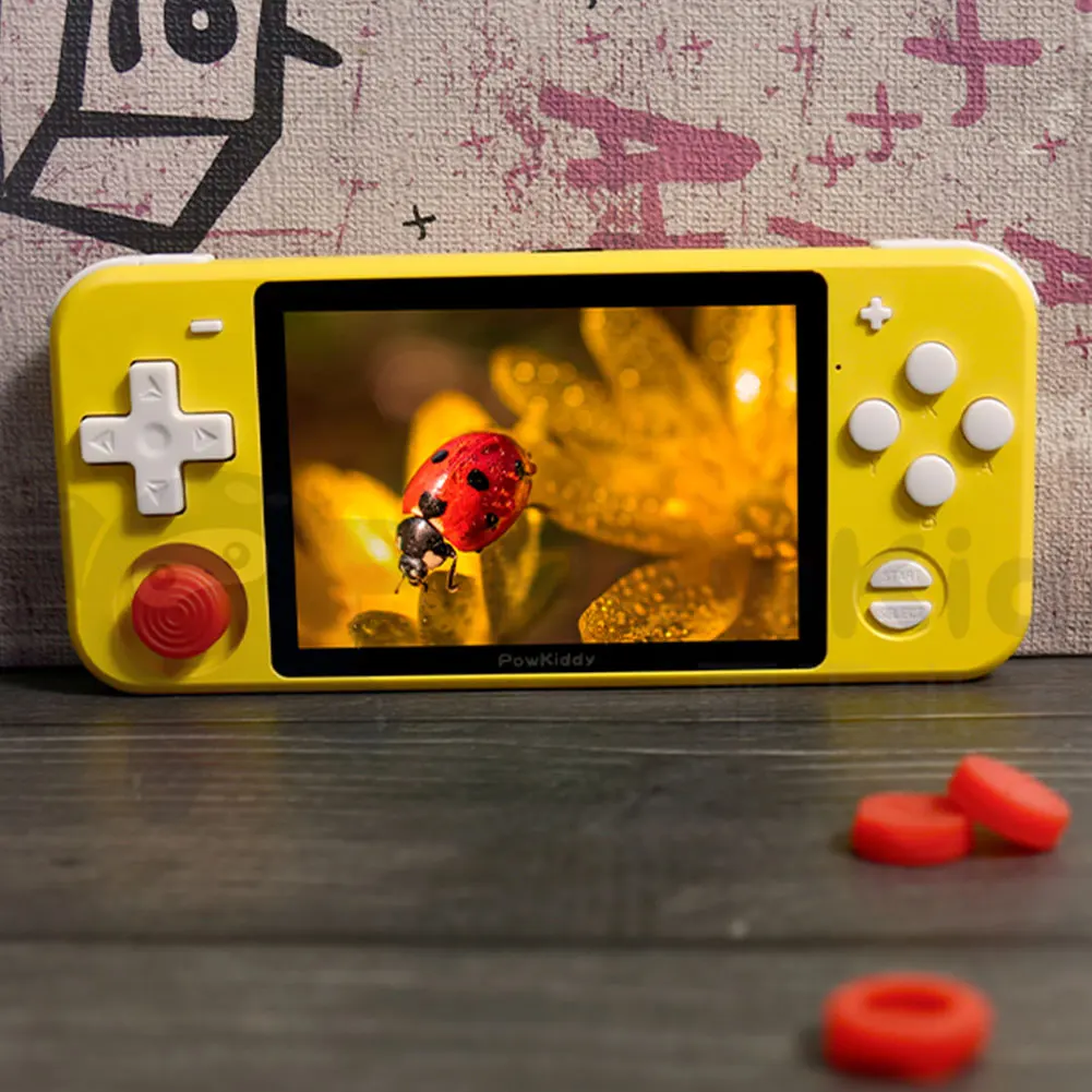 Powkiddy Rgb10 портативная игровая консоль с открытым исходным кодом N64 Джойстик Psp мини