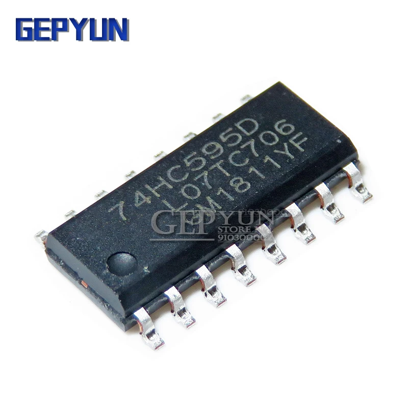 50 шт 74HC595D 74HC595 SOP16 SOP SN74HC595DR SMD Gepyun