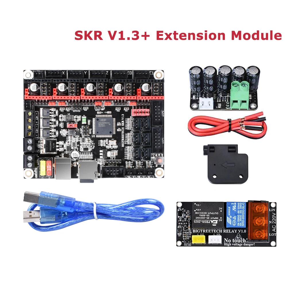 Плата управления BIGTREETECH SKR V1.3 32 битная мини V2.0 12 В/24 В реле V1.2 MINI E3 TMC2209 TMC2208 запчасти