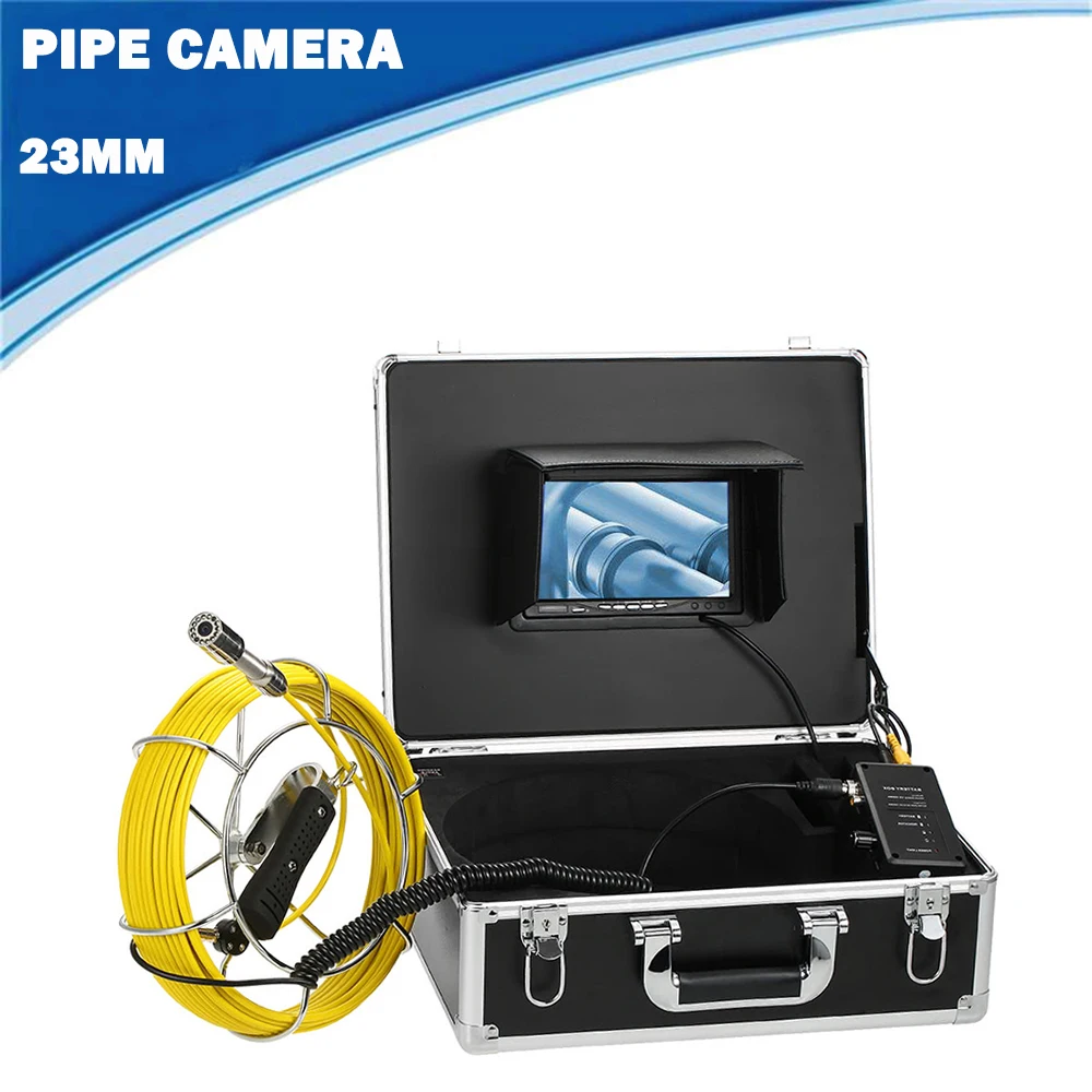 7 дюймов ЖК-дисплей монитор Водонепроницаемый внутритрубный инспекционный