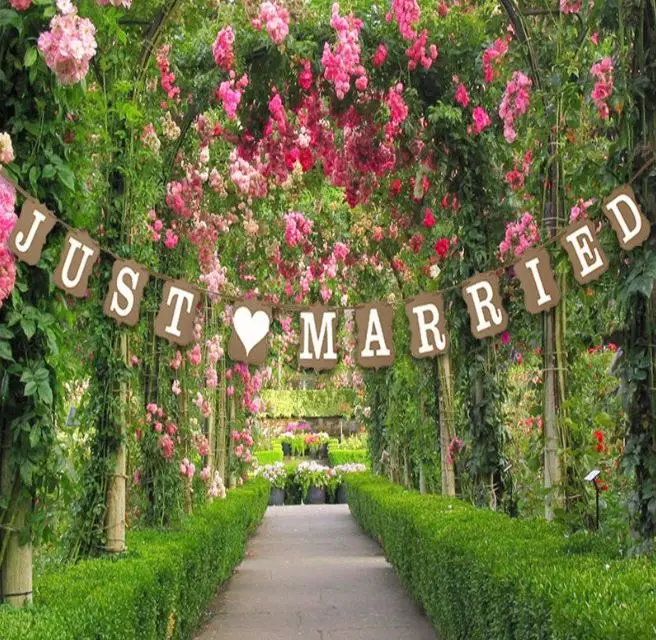 Just married Photo booth Свадебные Декорации для студийной Фотокабины Baby Shower бутафория для свадебной фотосессии на Photo Booth Mr Mrs молодожены вечерние DIYPhotobooth - Цвет: Just married