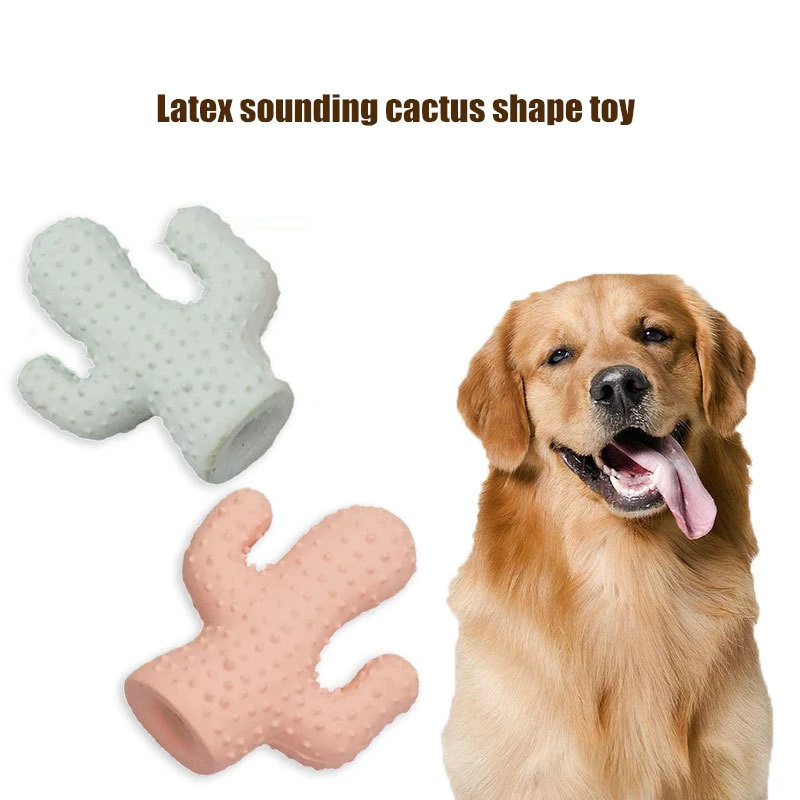 

Pet supplies latex cactus modeling toys small and medium-sized dog molar teeth cleaning pet toys，Q236