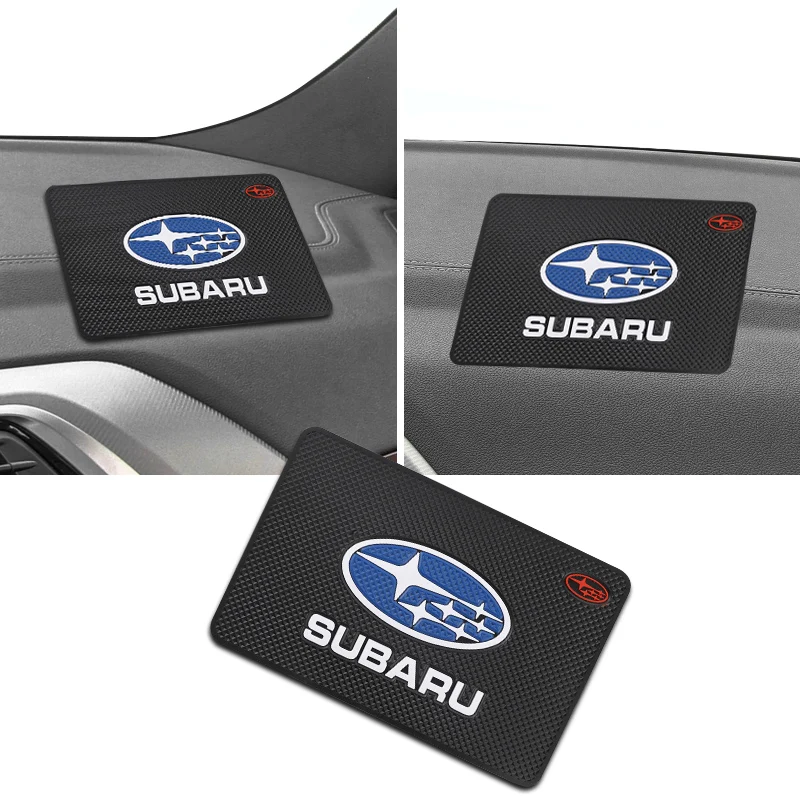 Эмблема автомобиля из ПВХ нескользящий коврик для приборной панели мобильный