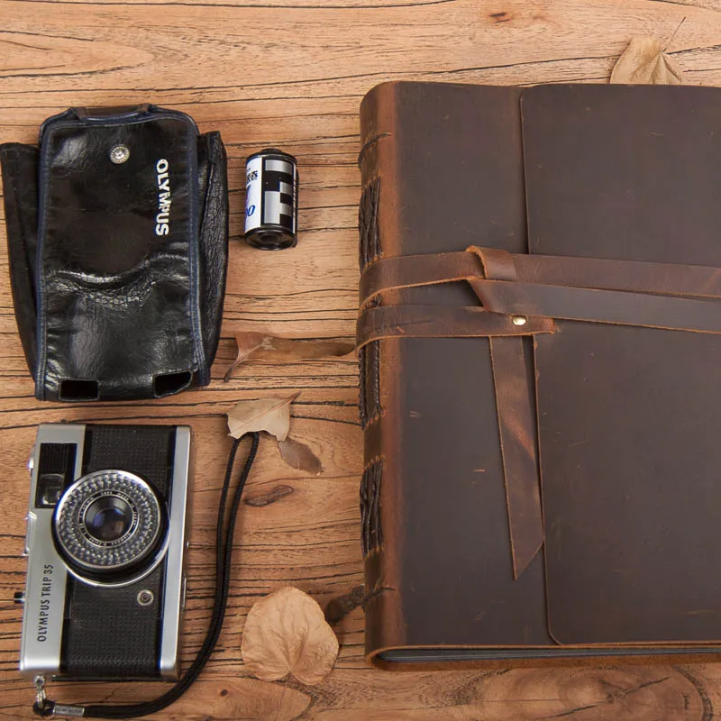 SLYNNYUEN B5 чехол из натуральной кожи фото альбом ручной работы фотографии книга для