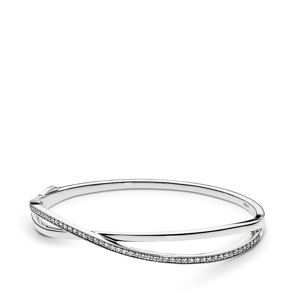 

YLYNXF Multicolor 925 Sterling Silver Bangle Bracelet Radiant Hearts with Cubic Zirconia Fit Original Logo Charm Diy Jewelry