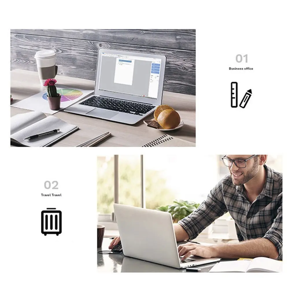 14 Inches 2GB Ram 1080p Windows 10 System 1366 x768 Screen Computer Four Core Cpu 32GB Rom White Laptop