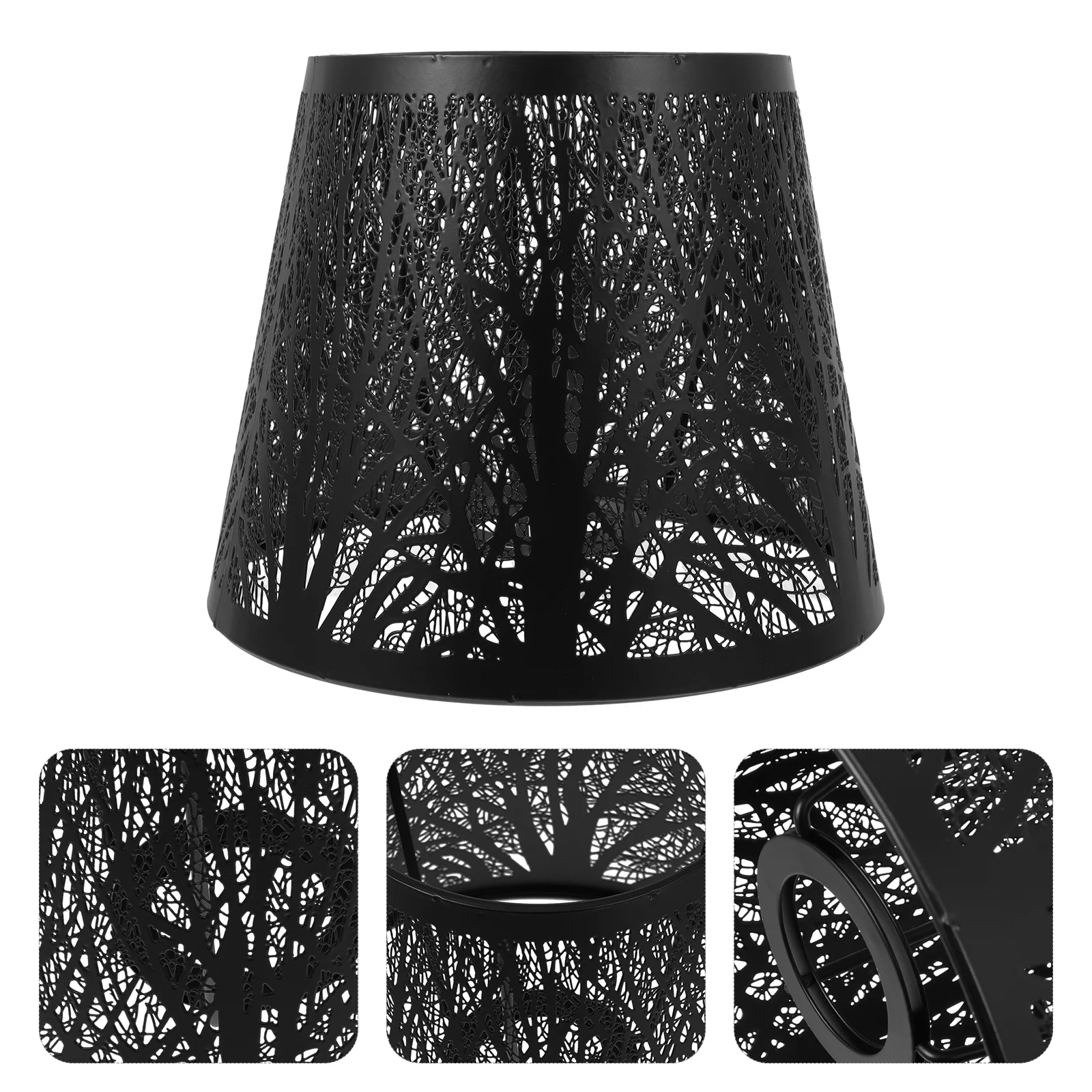 

1Pc Stylish Lampshade Iron-art Lamp Cover E27 Light Mouth Bedroom Lampshade