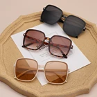 Классические большие солнцезащитные очки UV400, очки для водителей, женские квадратные солнцезащитные очки, женские солнцезащитные очки