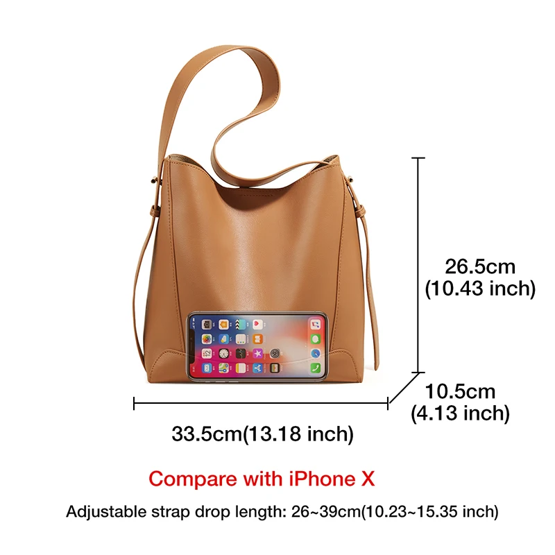 foxer lady fashion retro shoulder bag large capacity messenger bag office women commuter bag split leather wide strap female bag free global shipping