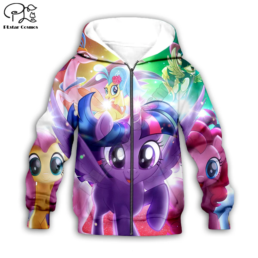 Толстовки с 3d принтом My Little Pony забавный мультяшный свитшот для мальчиков и