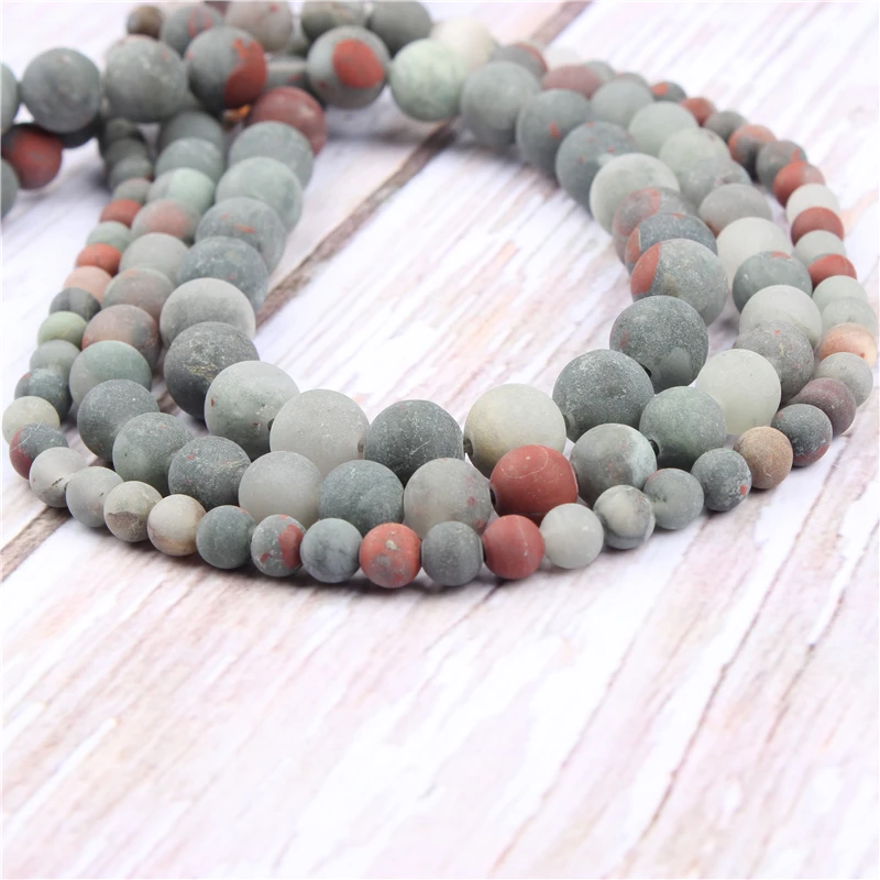 Африканский Снежный камень бусины из натурального камня для изготовления