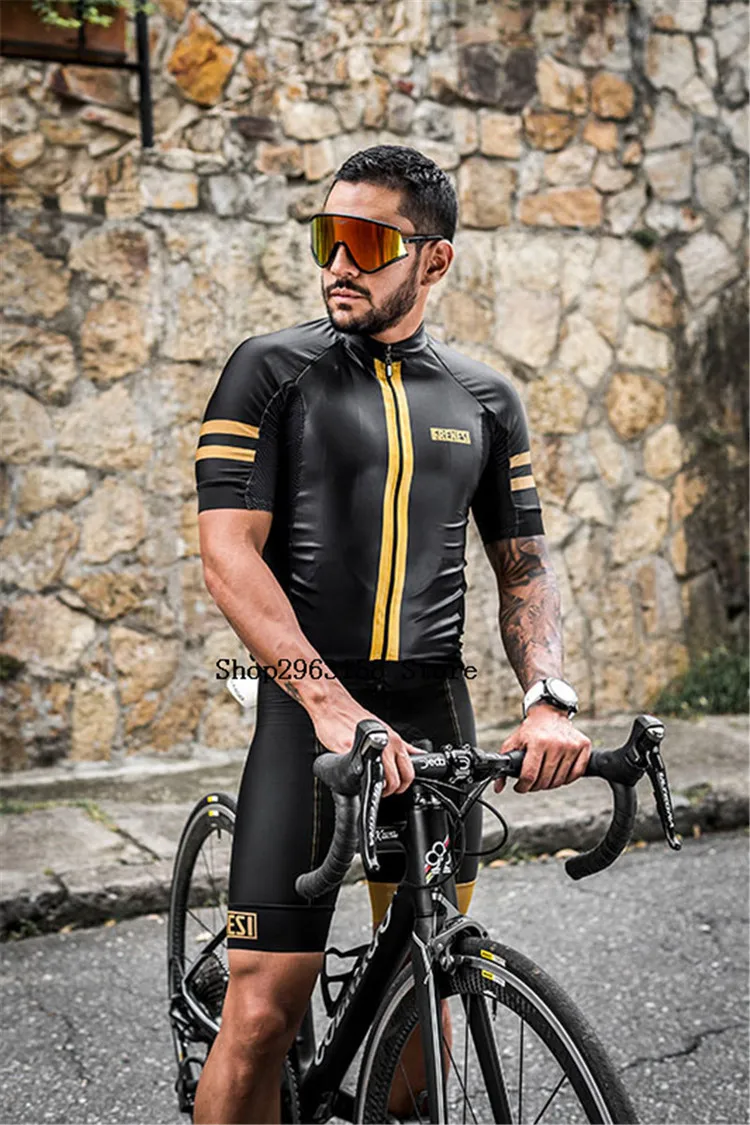 2019 Профессиональный командный костюм для триатлона мужские комплекты