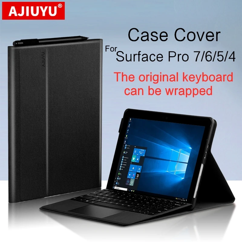 Чехол AJIUYU для Microsft Surface Pro 7 6 5 4 Pro6 pro5 pro4 pro7 умный Защитный Мягкий чехол планшета 12 3