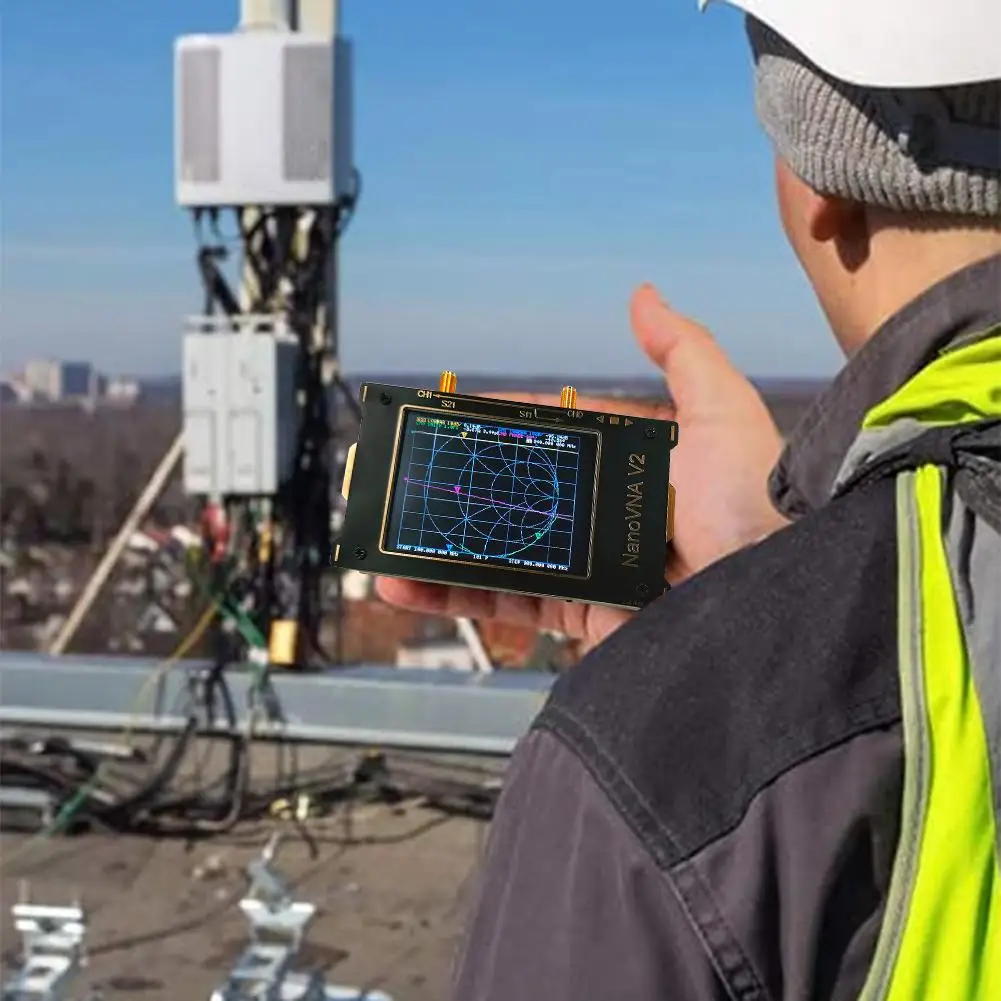 Векторный анализатор сети 3G HF VHF UHF антенны цифровой ЖК дисплей сенсорный экран