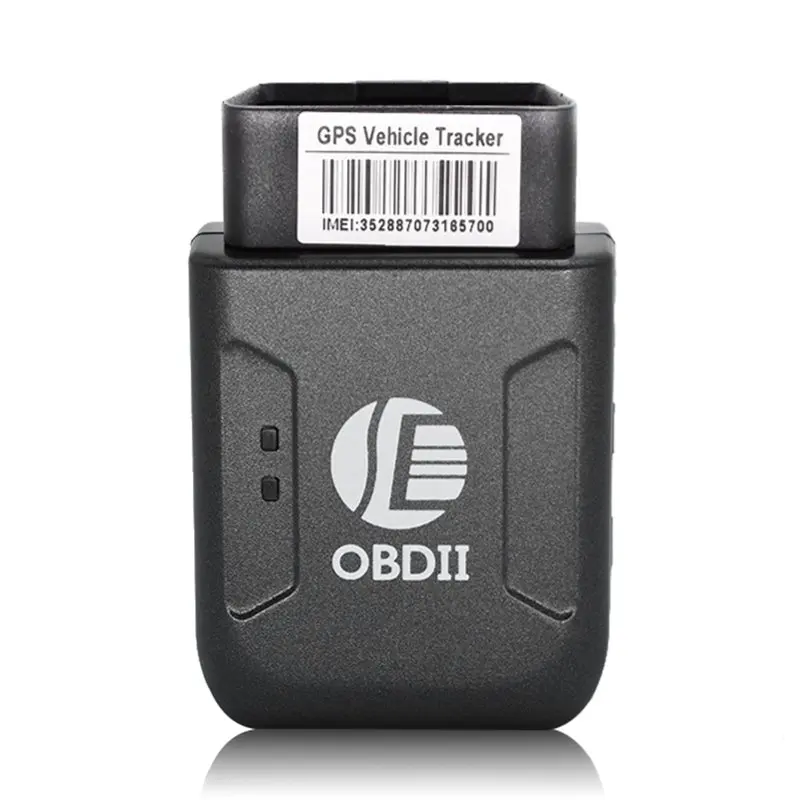 Черный Универсальный мини OBD2 gps трекеры GPRS в режиме реального времени автомобиль GSM OBDII 2 TK206 Quad Band Противоугонная сигнализация система устройства слежения - Цвет: Черный