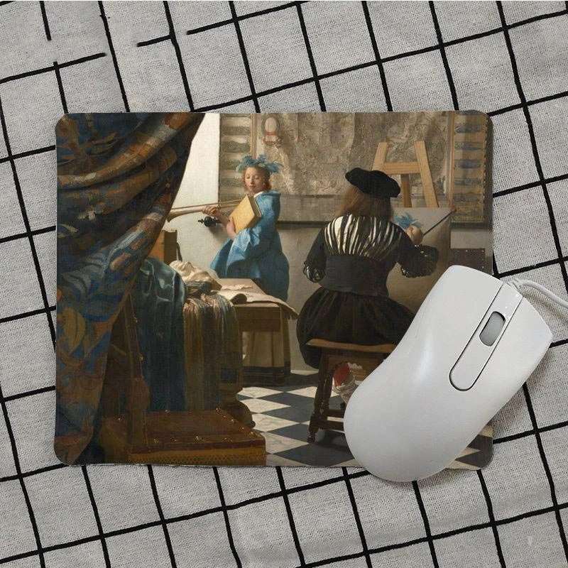 

Высококачественный игровой коврик для мыши Vermeer Art DIY Design игровой с узором, Лидер продаж, оптовая продажа, игровой коврик для мыши