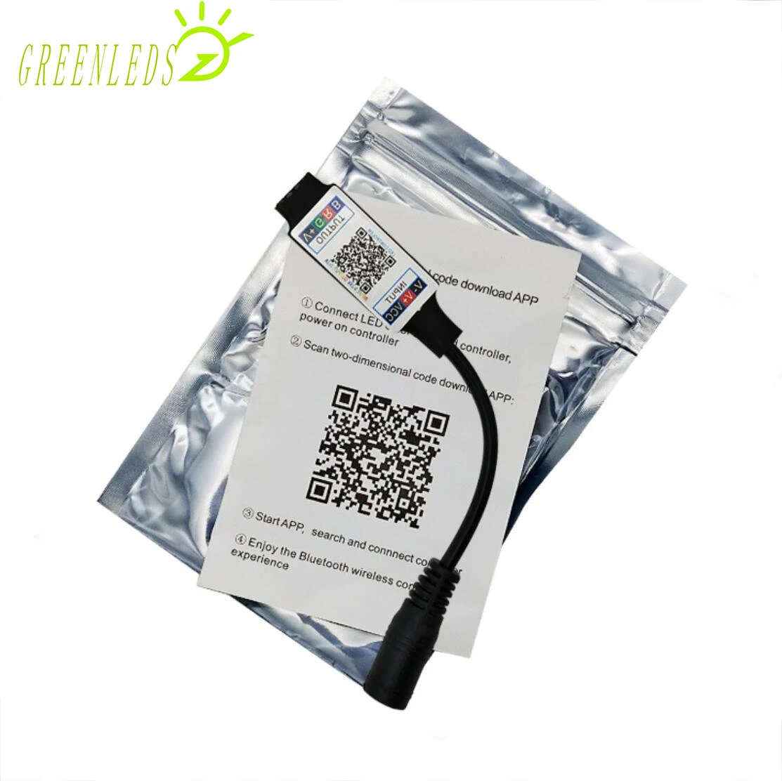 Светодиодный RGB цветной мини-контроллер Bluetooth Φ 6A Bluetooth-контроллер | Освещение