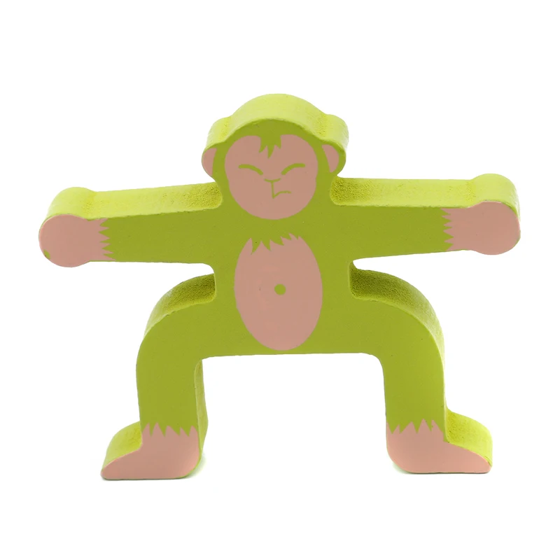 

16pcs/Set New Wood Building Blocks Monkey Balance Game Toy Educational Toys Balancing Development for Kids Baby