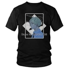 Tvoe аниме бензопила человек закат футболка Для мужчин хлопковая футболка с коротким рукавом манги Демон Denji футболки Графические футболки подарок